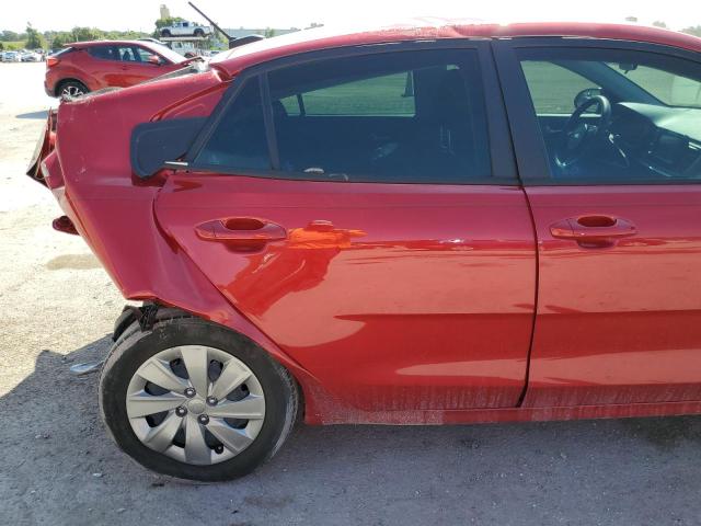 3KPA24AD0LE346939 - 2020 KIA RIO LX RED photo 10