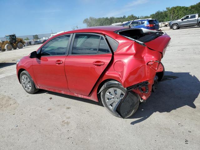 3KPA24AD0LE346939 - 2020 KIA RIO LX RED photo 2