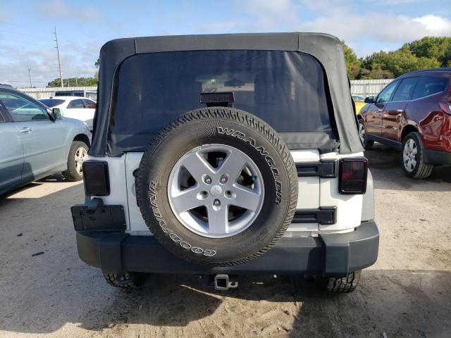 1J4AA2D12AL108002 - 2010 JEEP WRANGLER SPORT WHITE photo 6