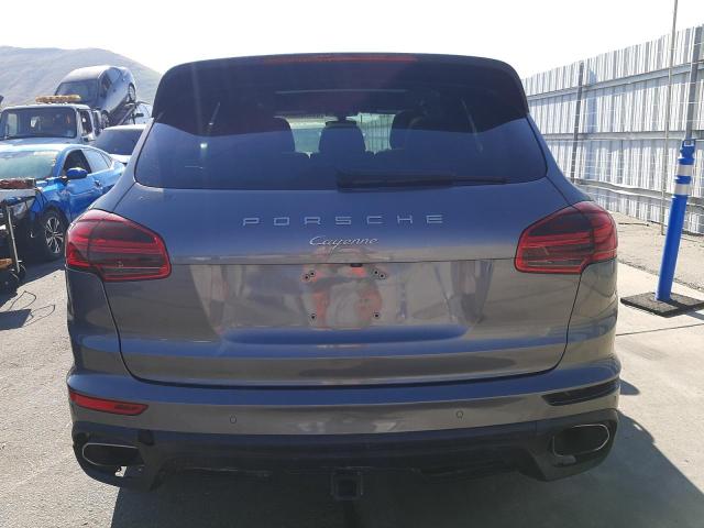 WP1AA2A27GLA10299 - 2016 PORSCHE CAYENNE GRAY photo 6