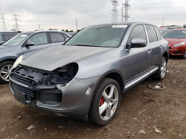 WP1AC29P84LA93263 - 2004 PORSCHE CAYENNE TURBO GRAY photo 1