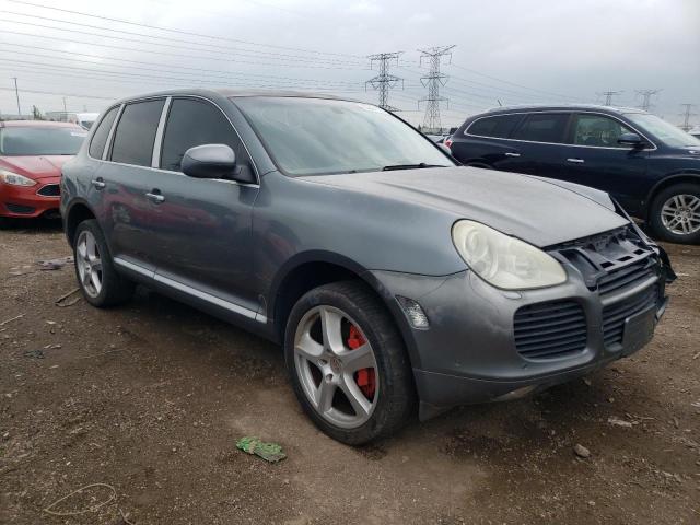 WP1AC29P84LA93263 - 2004 PORSCHE CAYENNE TURBO GRAY photo 4