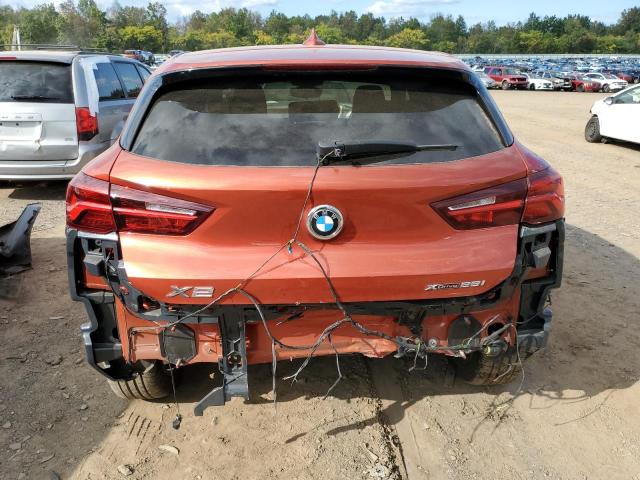 WBXYJ1C08M5T10118 - 2021 BMW X2 XDRIVE28I ORANGE photo 6