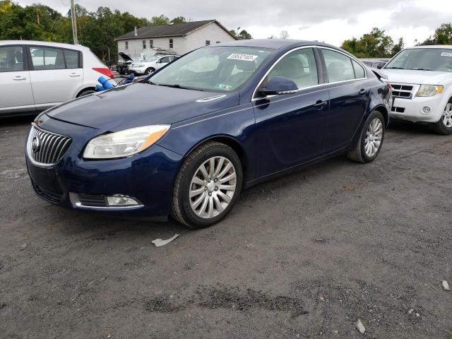 2G4GR5EK4C9151196 - 2012 BUICK REGAL BLUE photo 1