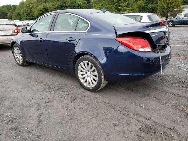 2G4GR5EK4C9151196 - 2012 BUICK REGAL BLUE photo 2