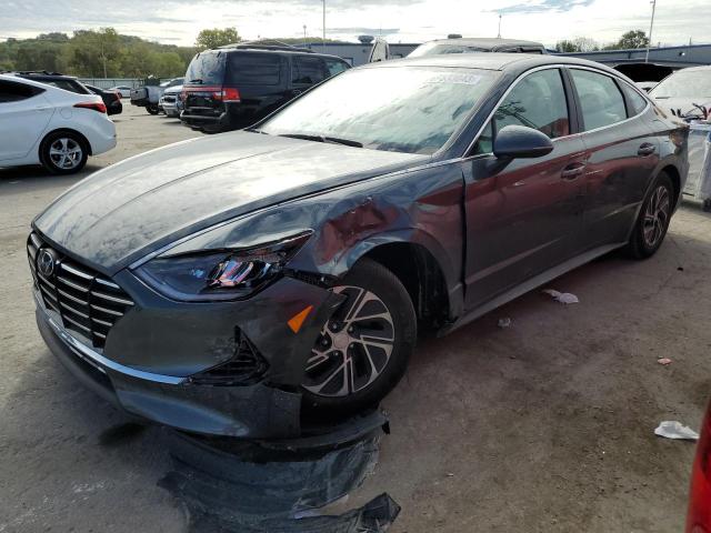 KMHL24JJ6MA030721 - 2021 HYUNDAI SONATA HYBRID GRAY photo 1