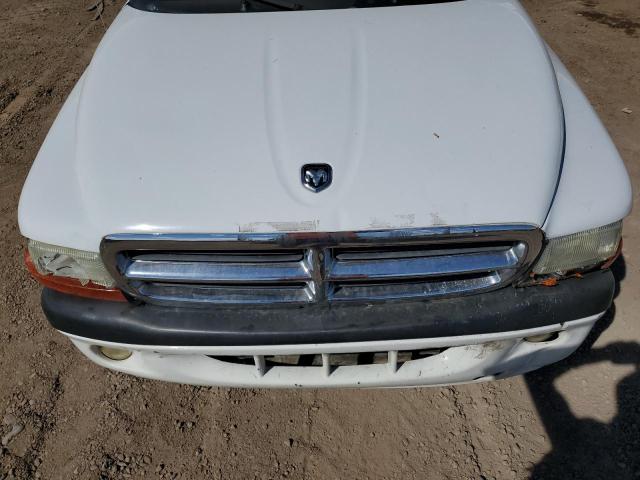 1D7HG32N24S623404 - 2004 DODGE DAKOTA SPORT WHITE photo 11