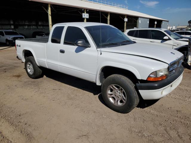 1D7HG32N24S623404 - 2004 DODGE DAKOTA SPORT WHITE photo 4