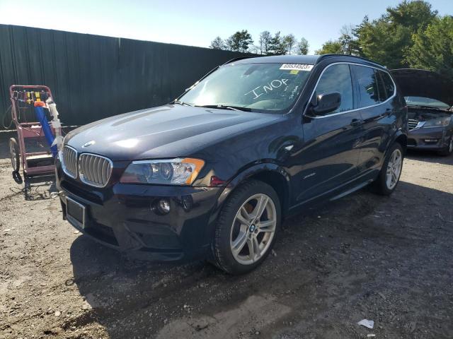 5UXWX9C53E0D34467 - 2014 BMW X3 XDRIVE28I BLUE photo 1