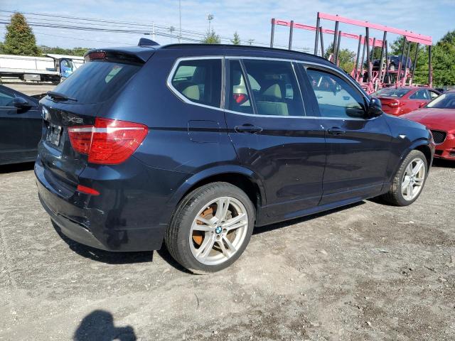 5UXWX9C53E0D34467 - 2014 BMW X3 XDRIVE28I BLUE photo 3