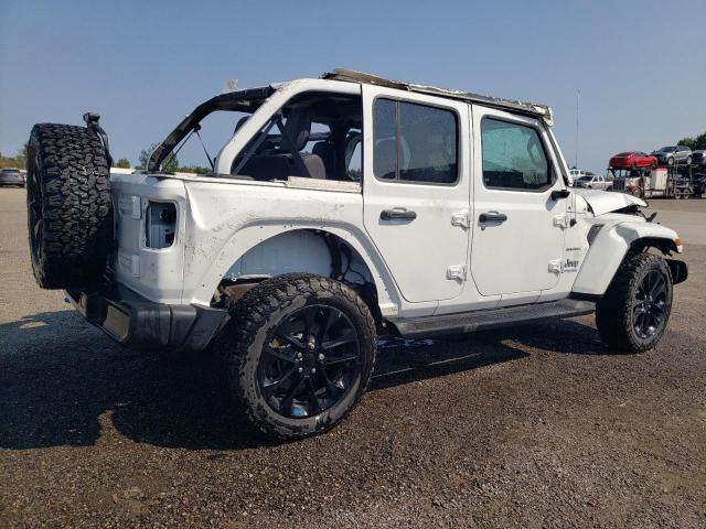 1C4JJXP69NW138368 - 2022 JEEP WRANGLER U SAHARA 4XE WHITE photo 3