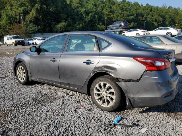 3N1AB7AP5KY436518 - 2019 NISSAN SENTRA S GRAY photo 2