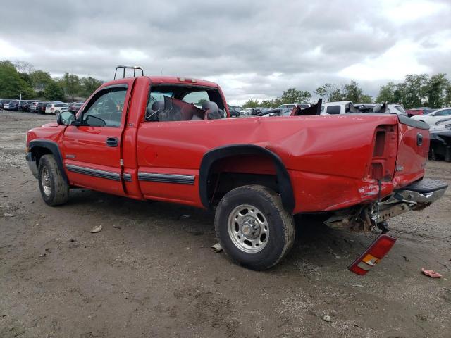 1GCGC24U1YE116515 - 2000 CHEVROLET SILVERADO C2500 RED photo 2