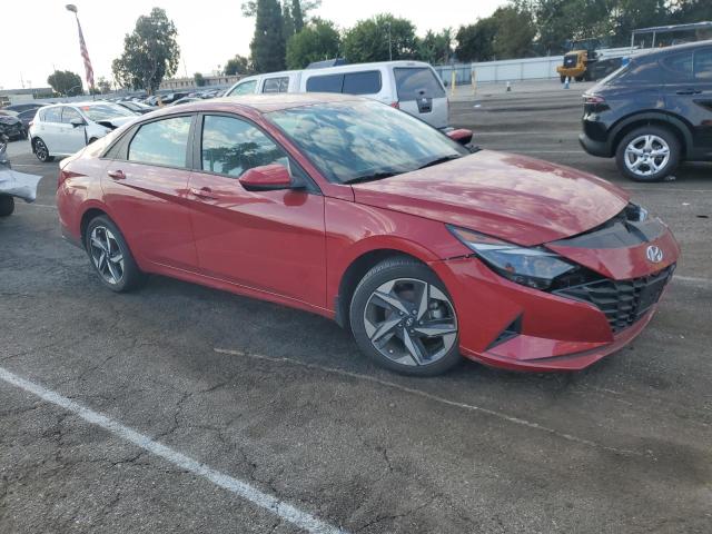 KMHLS4AG8PU454117 - 2023 HYUNDAI ELANTRA SEL RED photo 4