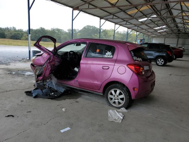 ML32A4HJXEH004448 - 2014 MITSUBISHI MIRAGE ES PURPLE photo 2