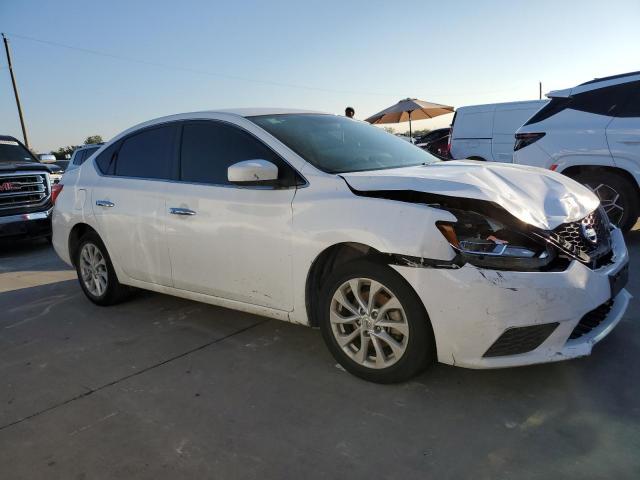 3N1AB7AP8KY377643 - 2019 NISSAN SENTRA S WHITE photo 4