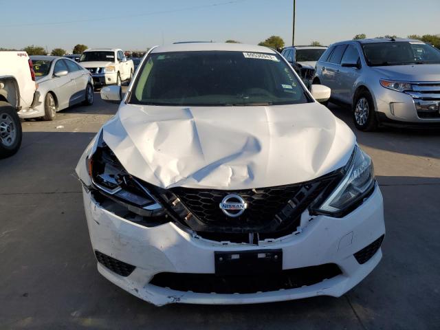 3N1AB7AP8KY377643 - 2019 NISSAN SENTRA S WHITE photo 5