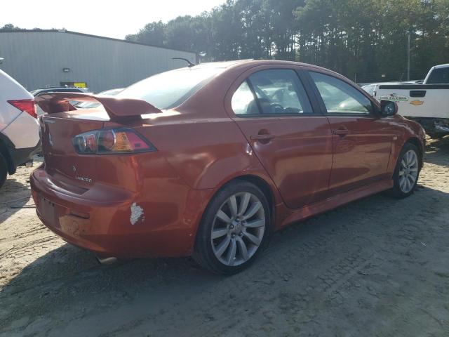 JA32U8FW9BU014271 - 2011 MITSUBISHI LANCER GTS ORANGE photo 3