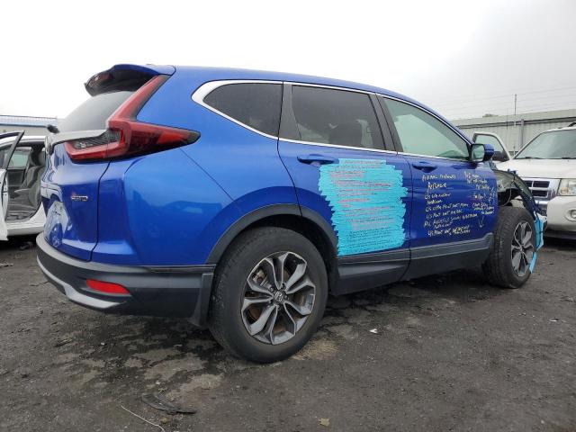 7FARW2H85ME004360 - 2021 HONDA CR-V EXL BLUE photo 3