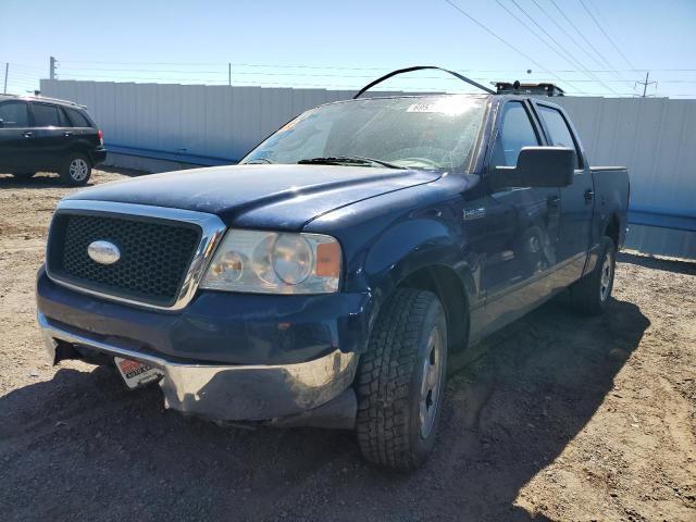 1FTPW12568FB78385 - 2008 FORD F150 SUPERCREW BLUE photo 1