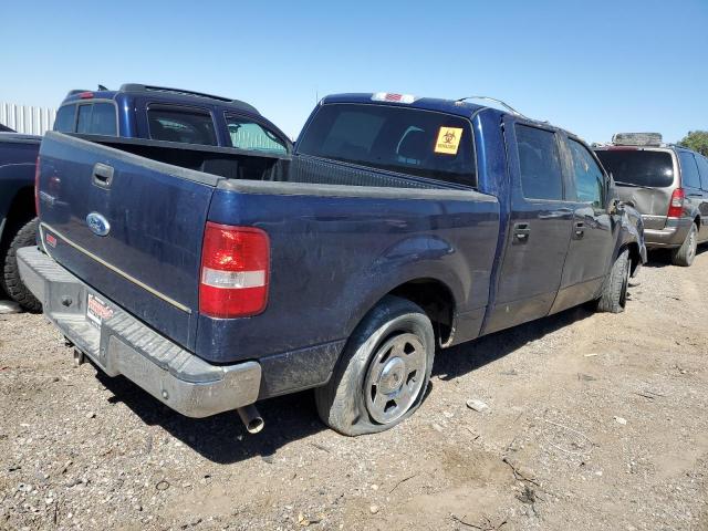 1FTPW12568FB78385 - 2008 FORD F150 SUPERCREW BLUE photo 3