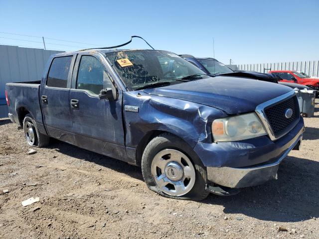 1FTPW12568FB78385 - 2008 FORD F150 SUPERCREW BLUE photo 4