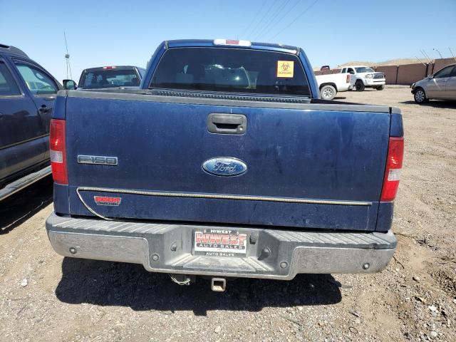 1FTPW12568FB78385 - 2008 FORD F150 SUPERCREW BLUE photo 6