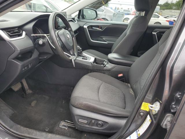 2T3P1RFV2MC157406 - 2021 TOYOTA RAV4 XLE GRAY photo 7