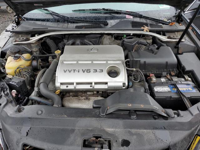 JTHBA30G345013501 - 2004 LEXUS ES 330 BLACK photo 11