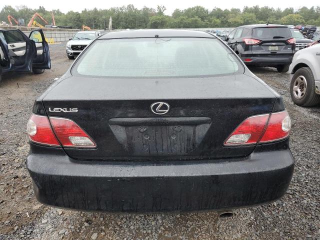 JTHBA30G345013501 - 2004 LEXUS ES 330 BLACK photo 6