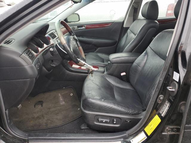 JTHBA30G345013501 - 2004 LEXUS ES 330 BLACK photo 7