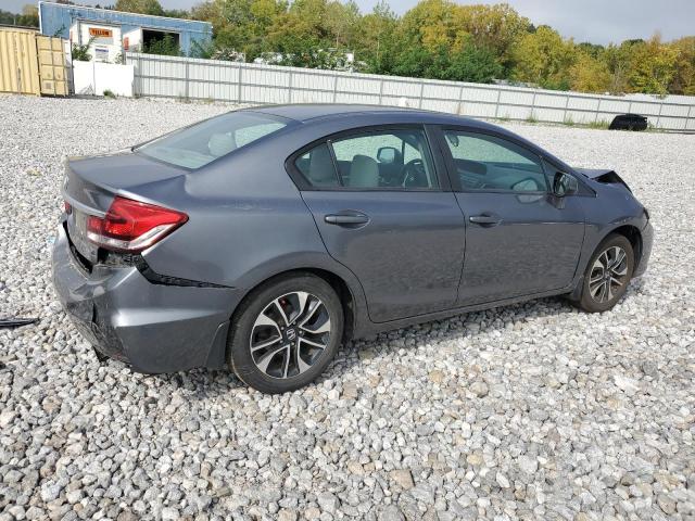 19XFB2F96DE016044 - 2013 HONDA CIVIC EXL GRAY photo 3