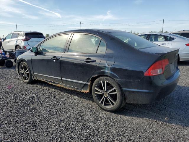 2HGFA16588H120976 - 2008 HONDA CIVIC LX BLACK photo 2