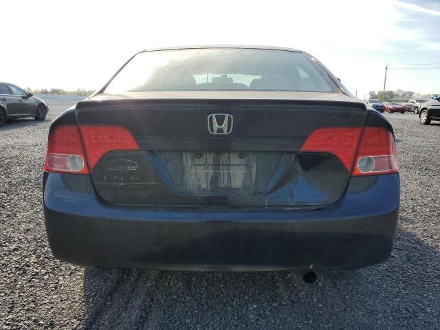 2HGFA16588H120976 - 2008 HONDA CIVIC LX BLACK photo 6