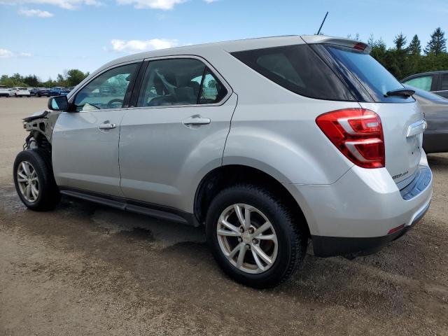 2GNFLEEK0H6270283 - 2017 CHEVROLET EQUINOX LS SILVER photo 2
