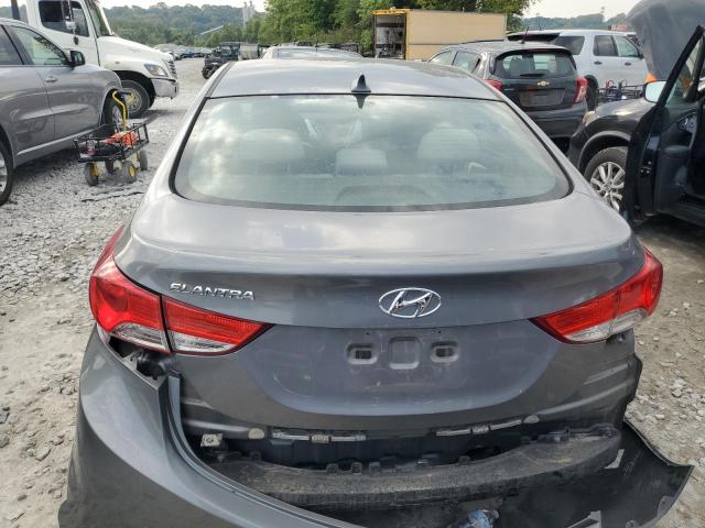 5NPDH4AEXDH342852 - 2013 HYUNDAI ELANTRA GLS GRAY photo 6