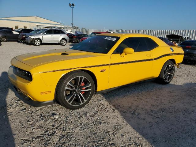 2C3CDYCJXCH229648 - 2012 DODGE CHALLENGER SRT-8 YELLOW photo 1