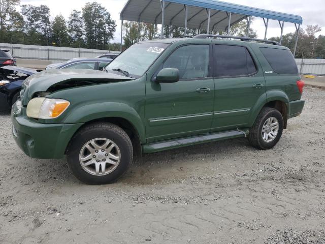 5TDZT38A35S264234 - 2005 TOYOTA SEQUOIA LIMITED GREEN photo 1