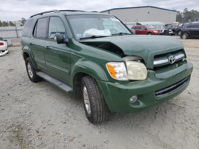 5TDZT38A35S264234 - 2005 TOYOTA SEQUOIA LIMITED GREEN photo 4