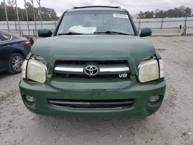 5TDZT38A35S264234 - 2005 TOYOTA SEQUOIA LIMITED GREEN photo 5