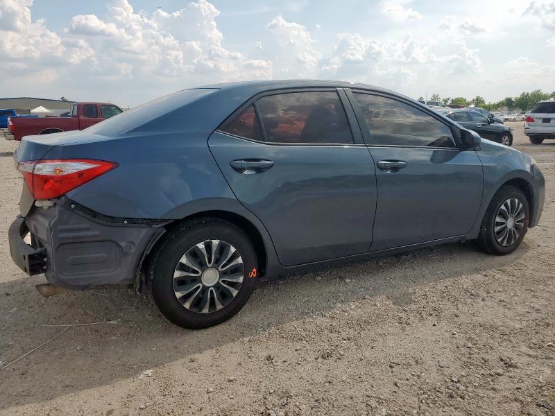 5YFBURHE2GP527118 - 2016 TOYOTA COROLLA L BLUE photo 3