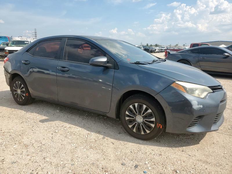 5YFBURHE2GP527118 - 2016 TOYOTA COROLLA L BLUE photo 4