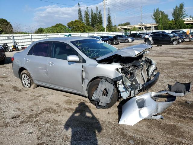 2T1BU4EE2BC594897 - 2011 TOYOTA COROLLA BASE SILVER photo 4