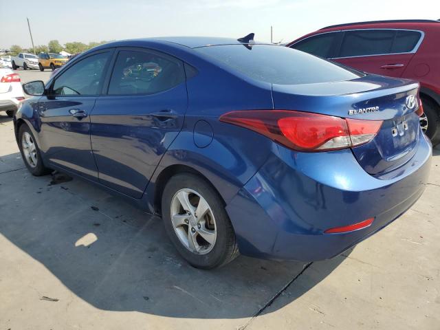 5NPDH4AE5FH645153 - 2015 HYUNDAI ELANTRA SE BLUE photo 2