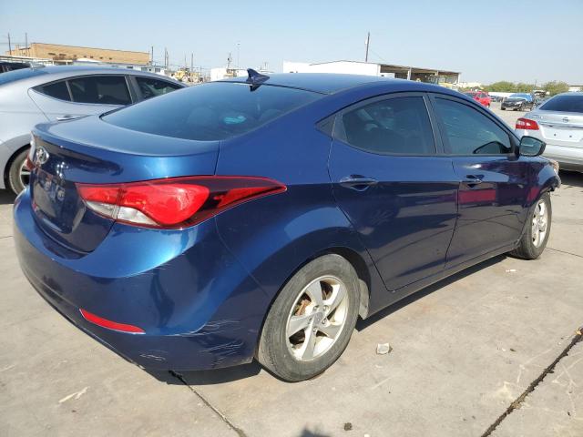 5NPDH4AE5FH645153 - 2015 HYUNDAI ELANTRA SE BLUE photo 3