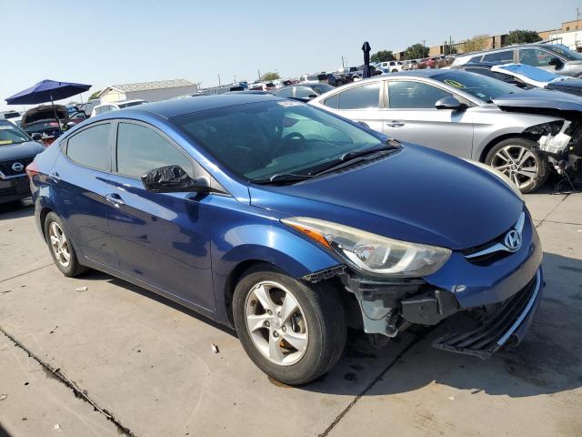 5NPDH4AE5FH645153 - 2015 HYUNDAI ELANTRA SE BLUE photo 4