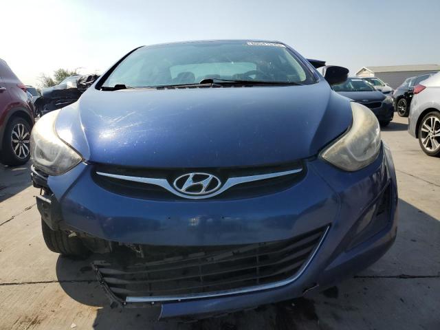 5NPDH4AE5FH645153 - 2015 HYUNDAI ELANTRA SE BLUE photo 5