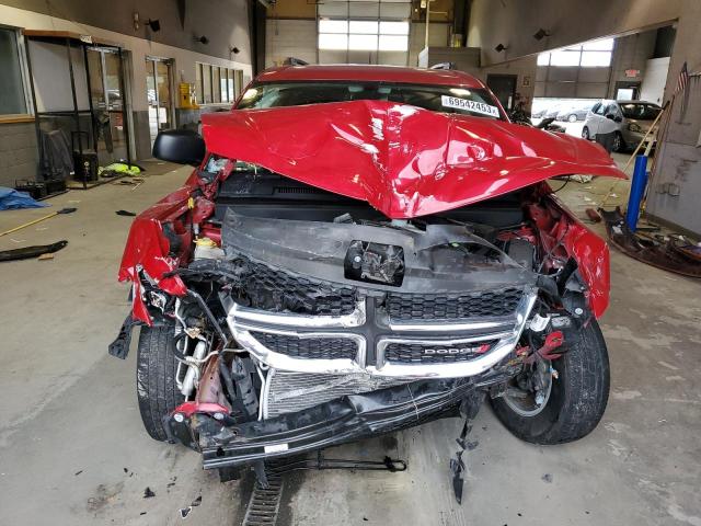 3C4PDCAB7JT429564 - 2018 DODGE JOURNEY SE RED photo 5