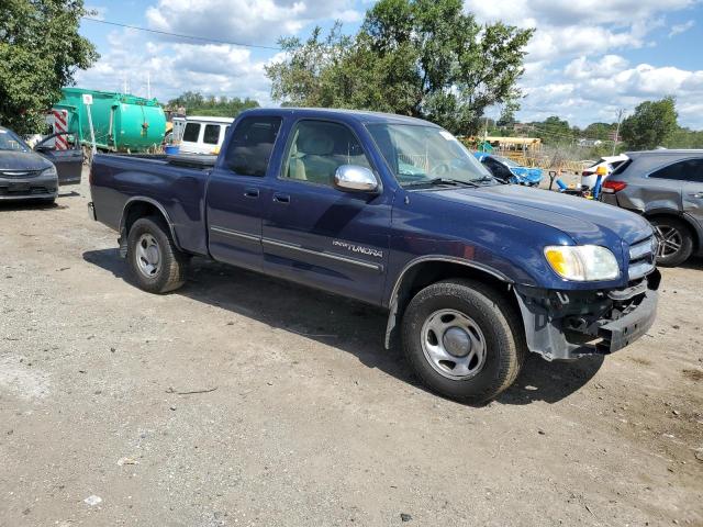 5TBRN34153S379651 - 2003 TOYOTA TUNDRA ACCESS CAB SR5 BLUE photo 4