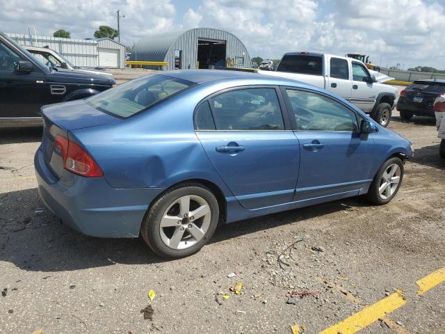 1HGFA15898L103196 - 2008 HONDA CIVIC EX BLUE photo 3